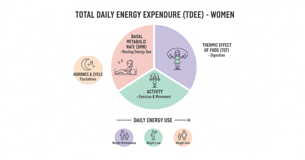 What-is-TDEE-for-women-infographic