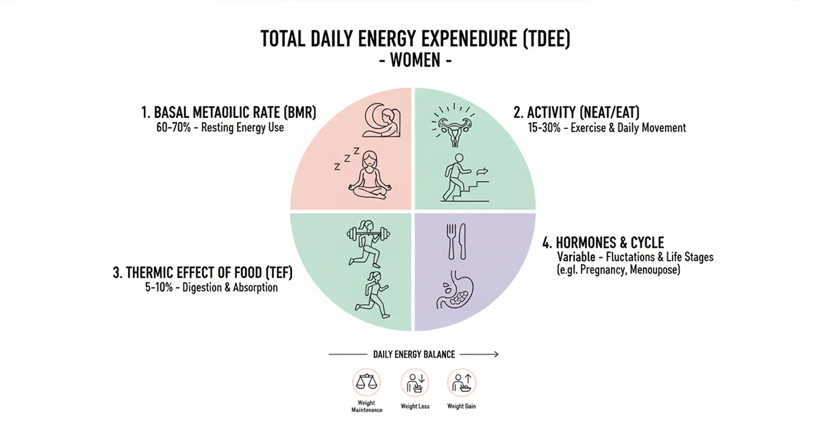 Components-of-TDEE-for-women
