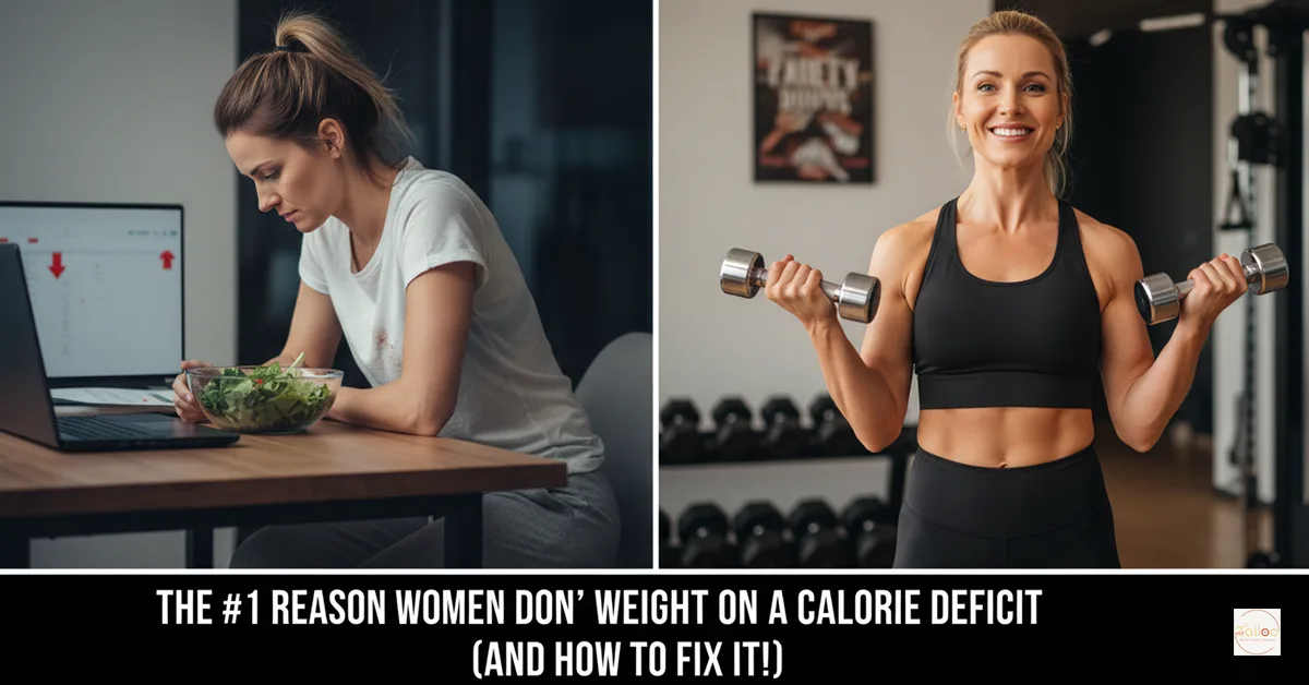 not losing weight calorie deficit female