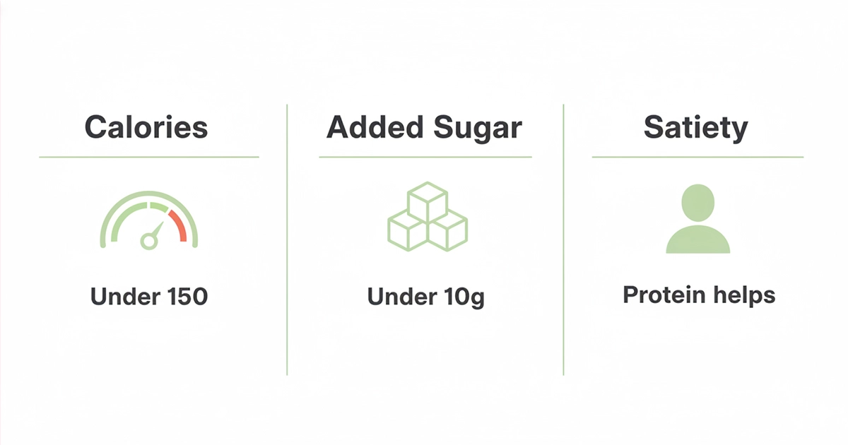 three part dietitian evaluation filter for low calorie Starbucks drinks